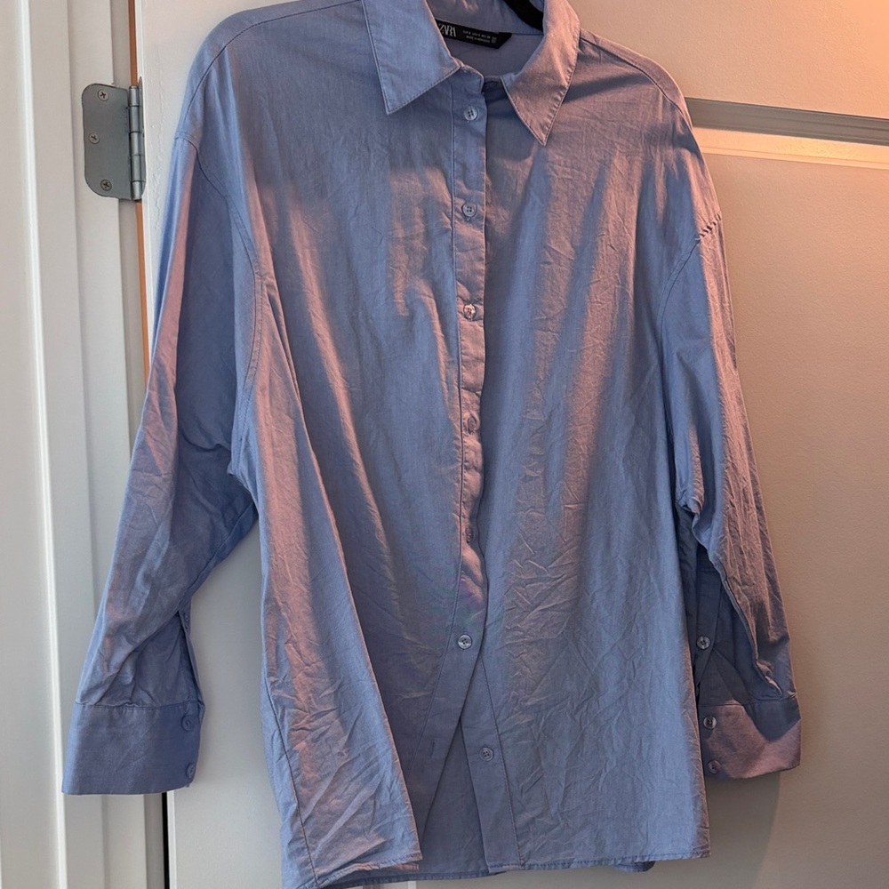 Classic Light Blue Button-Down Shirt